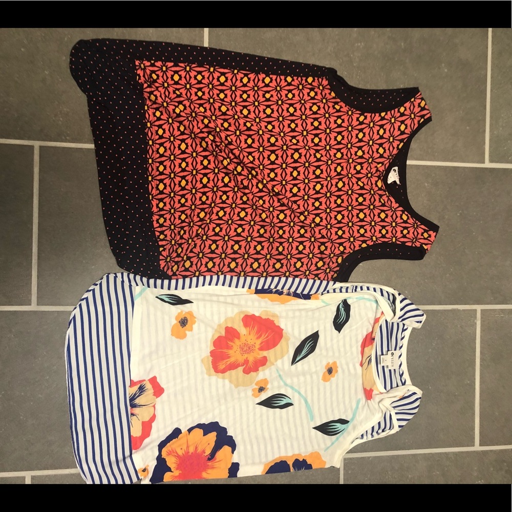 Two stylus brand dressy tank tops